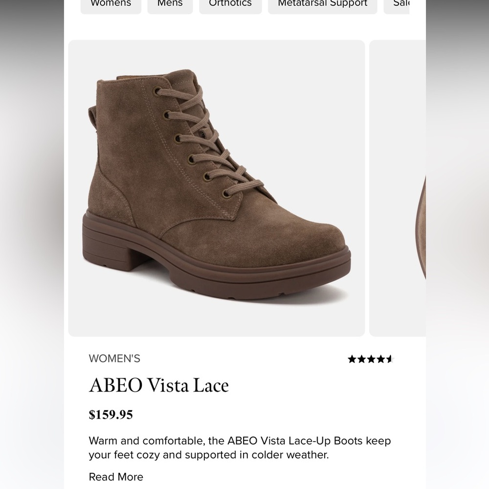 Abeo Wonen’s Tan Lace-Up Boots
